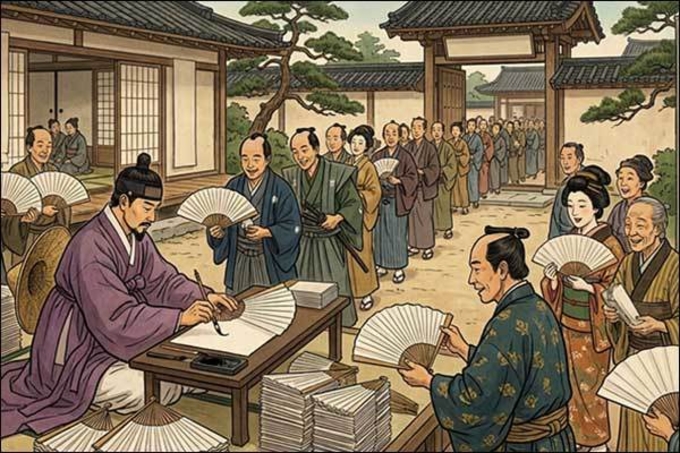 역관 이언진, 일본에서 천재시인으로 큰 인기