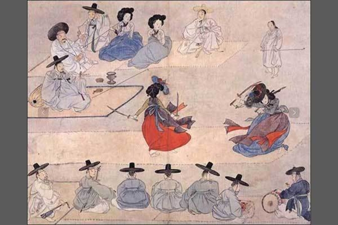 검무는 어디서 시작되는가?