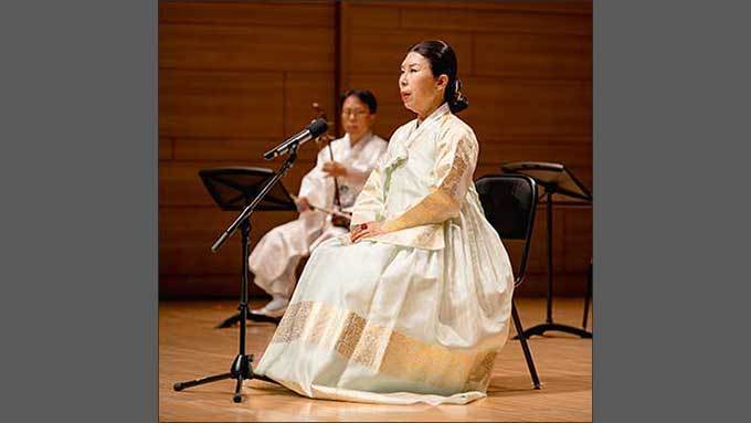 월하의 노래를 이어가는 제자들의 무대